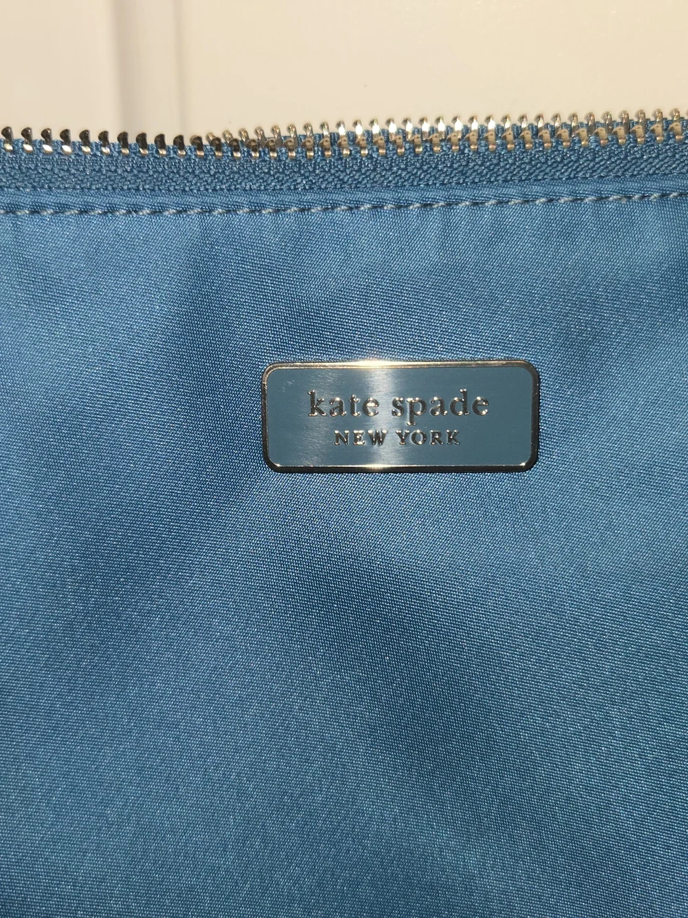 kate spade Teal Shoulder Tote - Vinyl
